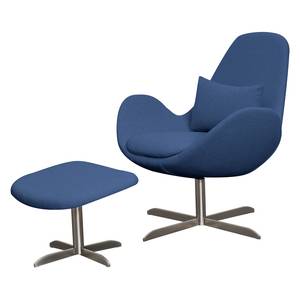 Fauteuil HOUSTON Geweven stof Anda II: Blauw