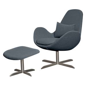 Fauteuil HOUSTON Geweven stof Anda II: Grijs