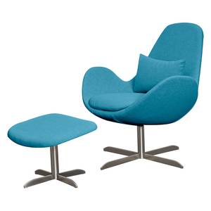 Fauteuil HOUSTON Geweven stof Anda II: Turquoise