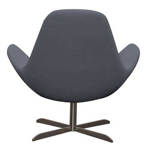 Fauteuil HOUSTON Geweven stof Milan: Antraciet