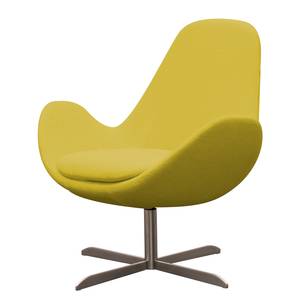 Fauteuil HOUSTON Geweven stof Milan: Geel