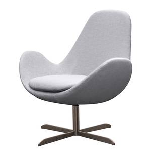 Fauteuil HOUSTON Geweven stof Saia: Lichtgrijs