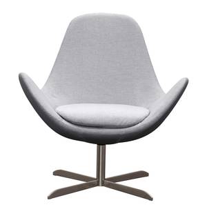 Fauteuil HOUSTON Geweven stof Saia: Lichtgrijs