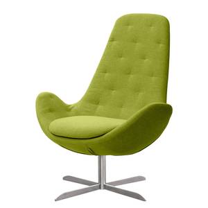 Fauteuil Houston III Tissu Tissu Anda II : Vert - Acier inoxydable