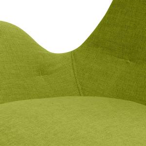 Fauteuil Houston III Tissu Tissu Anda II : Vert - Acier inoxydable