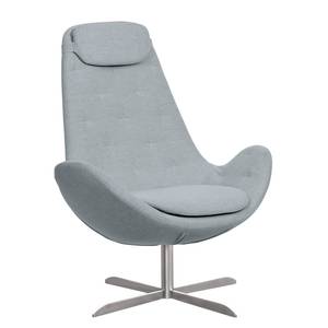 Fauteuil Houston III Tissu Tissu Anda II : Argenté - Acier inoxydable