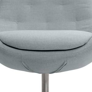 Fauteuil Houston III Tissu Tissu Anda II : Argenté - Acier inoxydable