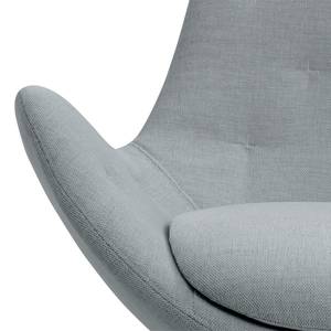 Fauteuil Houston III Tissu Tissu Anda II : Argenté - Acier inoxydable