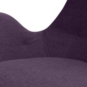 Fauteuil Houston III Tissu Tissu Anda II : Violet - Acier inoxydable