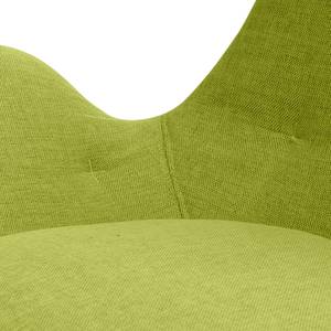 Fauteuil Houston IV Tissu Tissu Anda II : Vert - Chrome