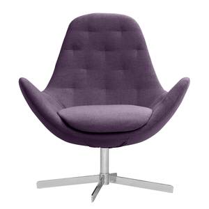 Fauteuil Houston IV Tissu Tissu Anda II : Violet - Chrome