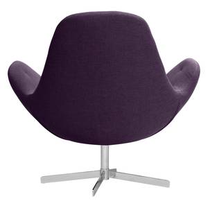 Fauteuil Houston IV Tissu Tissu Anda II : Violet - Chrome