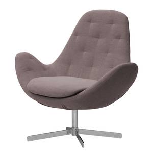 Sessel Houston IV Webstoff Webstoff Milan: Grau-Braun - Chrom