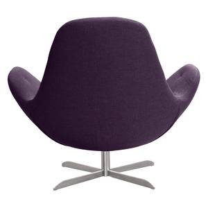 Fauteuil Houston IV Tissu Tissu Anda II : Violet - Acier inoxydable