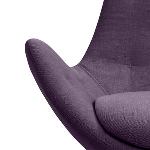 Fauteuil Houston IV Tissu Tissu Anda II : Violet - Acier inoxydable