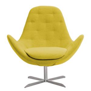 Fauteuil Houston IV Tissu Tissu Milan : Jaune - Acier inoxydable