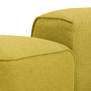 Fauteuil Hudson geweven stof Geweven stof Milan: Geel