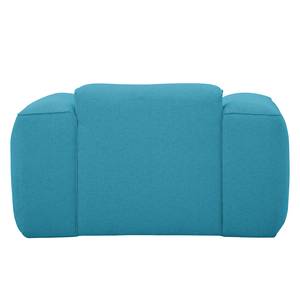 Fauteuil Hudson geweven stof Geweven stof Anda II: Turquoise