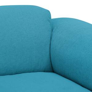 Fauteuil Hudson geweven stof Geweven stof Anda II: Turquoise