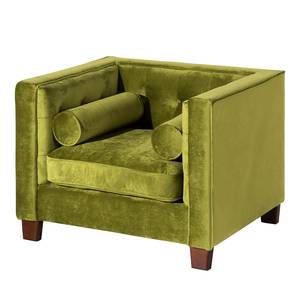 Fauteuil Jobbi Velours - Olive