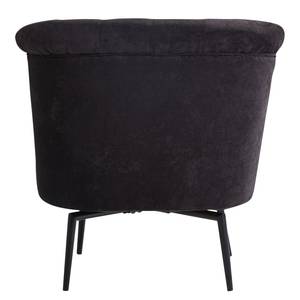 Fauteuil Jonas I Velours noir - Noir