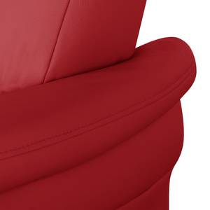 Fauteuil Kabalo echt leer/kunstleer - Rood