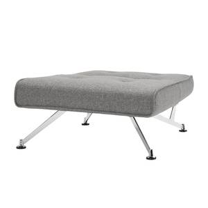 Fauteuil Clubber Tissu - Gris - Sans accoudoirs