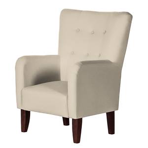 Fauteuil Karla beige geweven stof