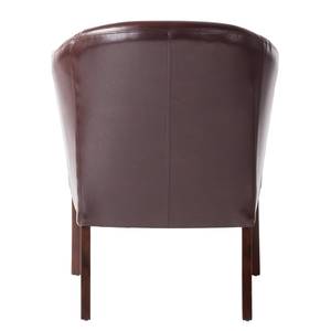 Fauteuil Kingston Imitation cuir - Marron