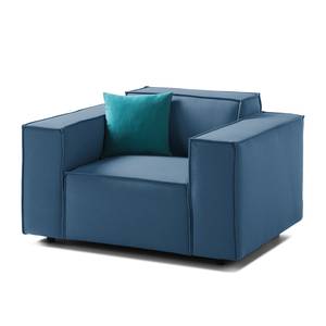 Fauteuil KINX Geweven stof - Stof Osta: Donkerblauw