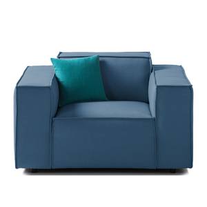 Fauteuil KINX Geweven stof - Stof Osta: Donkerblauw