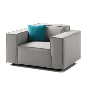 Fauteuil KINX Tissu - Tissu Osta: Marron gris