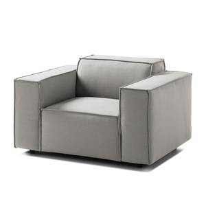 Fauteuil KINX Tissu - Tissu Osta: Marron gris