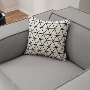 Fauteuil KINX Tissu - Tissu Osta: Marron gris