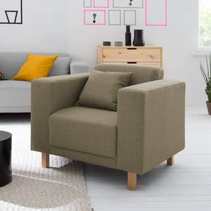 Fauteuil KiYDOO relax geweven stof - Taupe