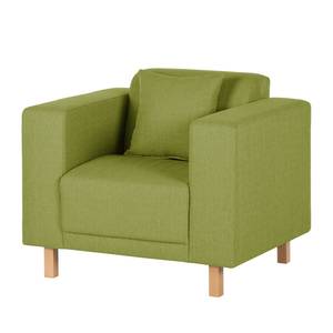 Fauteuil KiYDOO relax geweven stof - Lindegroen