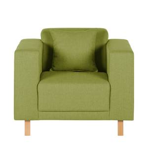 Fauteuil KiYDOO relax geweven stof - Lindegroen