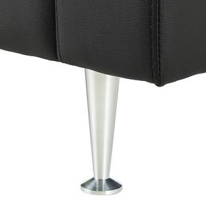 Fauteuil Laval Cuir synthétique noir