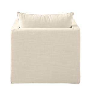 Fauteuil Lavina Tissu - Tissu Moretey : Blanc crème