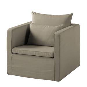 Fauteuil Lavina Tissu - Tissu Moretey : Cappuccino