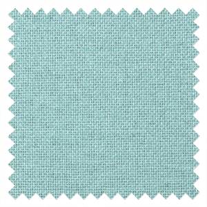 Fauteuil Lazy Tissu structuré - Bleu ciel - Avec repose-pieds
