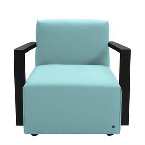 Sessel Lazy Webstoff Himmelblau - Ohne Hocker