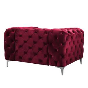 Fauteuil Leominster fluweel - Bordeauxrood