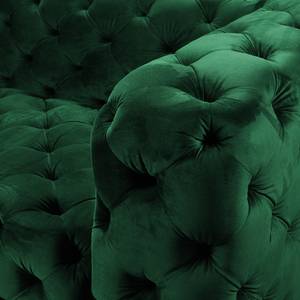 Poltrona Leominster Velluto - Verde scuro - Verde scuro