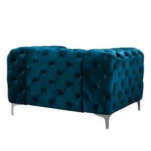 Fauteuil Leominster fluweel - Marineblauw