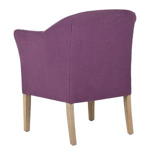 Fauteuil Leopold katoen lila