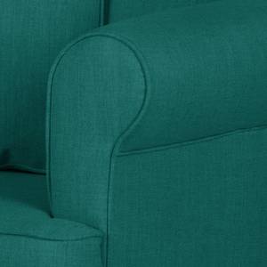 Fauteuil Lilou geweven stof - Turquoise Green