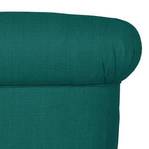 Fauteuil Lilou geweven stof - Turquoise Green