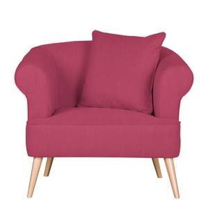 Fauteuil Lilou Tissu - Rouge Bordeaux