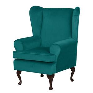 Fauteuil Little Hale microvezel Petrolblauw